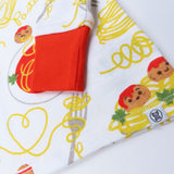 Organic Cotton Fun Foods Pajamas For Babies & Toddlers, Pasta La Vista