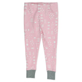 2-Piece Organic Cotton Pajamas, Pattern Play Pink