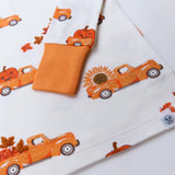 Organic Cotton Fun Foods Pajamas For Babies & Toddlers, Pumpkin Picking
