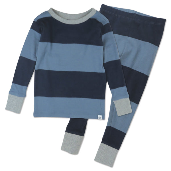 Rugby stripe sale pajamas