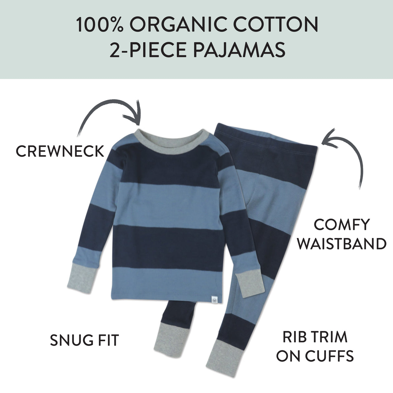 Rugby stripe outlet family pajamas