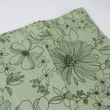 2-Piece Organic Cotton Pajamas, Sketchy Floral Sage
