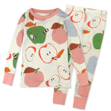 Organic Cotton Fun Foods Pajamas For Babies & Toddlers, Slice O Apple