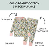 2-Piece Organic Cotton Pajamas, Scottish Ivy