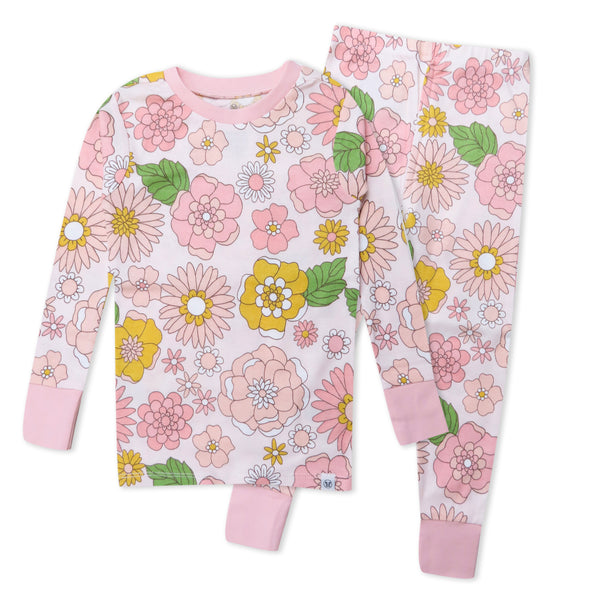 2-Piece Organic Cotton Pajamas Honest Baby Clothing - Main Image