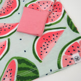 2-Piece Organic Cotton Pajamas, Watermelon Oasis