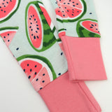 2-Piece Organic Cotton Pajamas, Watermelon Oasis