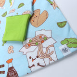 Organic Cotton Fun Foods Pajamas For Babies & Toddlers, Wok n Roll Blue