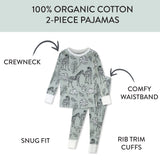 Organic Cotton Girls Pajamas For Babies & Toddlers, Baby Zebra Camo