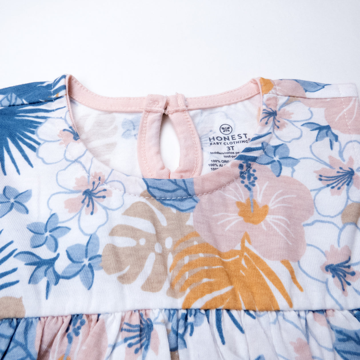 Toddler 2-Piece Ruffle Layered Shirt and Cuffed Short Set, Maui Floral