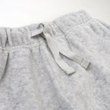 Velour Sweatsuit, Light Gray Heather