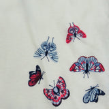 3-Pack Flutter Shoulder Long Sleeve Top, Flying Butterfly Ivory