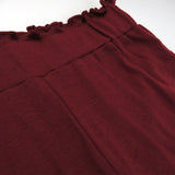 3-Pack Flowy Pant Set, Varsity Burgundy