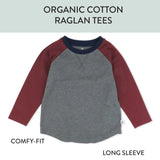 3-Pack Long Sleeve Baseball Raglan T-Shirts, Prep Academy