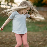 Go to slide 3, 4-Pack Organic Cotton Leggings, Pink Ombre