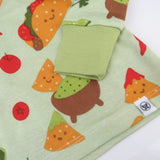 4-Piece Long Sleeve PJ Set, Taco Time
