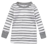 2-Piece Organic Cotton Pajama, Sketchy Stripe