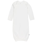 2-Pack Organic Cotton Sleeper Gowns, Bright White
