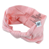 10-Pack Organic Cotton Knotted Headbands, Rainbow Pink Gems