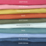 Women's Organic Cotton Crop Tee T-Shirt, Light Blue