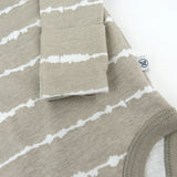 3-Pack Organic Cotton Long Sleeve Side-Snap Bodysuits, Bear White