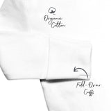 3-Pack Organic Cotton Long Sleeve Side-Snap Kimono Bodysuits, Bright White