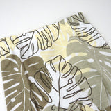 3-Pack Organic Cotton Footed Pants, Jungle Leaf Khaki