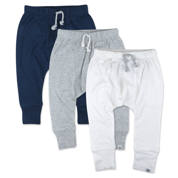 3-Pack Organic Cotton Honest Pants, Navy