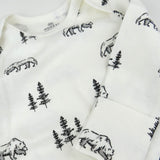 6-Piece Mix + Match Bodysuits and Pants Bundle, Bear White