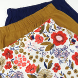 6-Piece Mix + Match Bodysuits and Pants Bundle, Copper Fields Floral Ivory