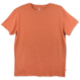 Men's Organic Cotton Easy Tee T-Shirt, Rust