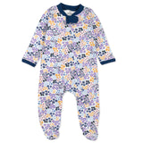 Organic Cotton Sleep & Play, Meadow Floral Purple