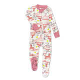 Organic Cotton Snug-Fit Footed Pajama, Giddy Up
