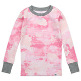 2-Piece Organic Cotton Pajamas, Rose Color World