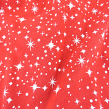 2-Piece Organic Cotton Holiday Pajama, Twinkle Star Red