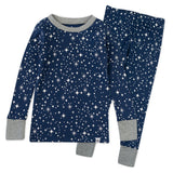 2-Piece Organic Cotton Pajamas, Twinkle Star Navy