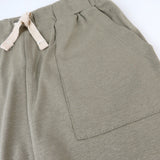 Toddler 2-Pack Organic Cotton Pocket Shorts, Jungle Leaf Khaki