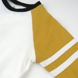 Toddler 3-Piece Organic Cotton Henley, Long Sleeve T-Shirt and Sweatpant Set, Rainbow Geo White