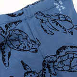 4-Piece Long Sleeve PJ Set, Jurassic Turtle Indigo