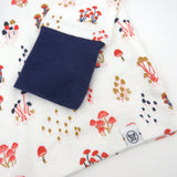 4-Piece Long Sleeve PJ Set, Wild Mushroom