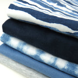 5-Pack Organic Cotton Short Sleeve T-Shirts, Indigo Blues