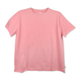 Women's Organic Cotton Crop Tee T-Shirt, Pink Blush