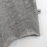 Women's Organic Cotton Crop Tee T-Shirt, Gray Heather
