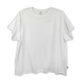 Women's Organic Cotton Crop Tee T-Shirt, Bright White